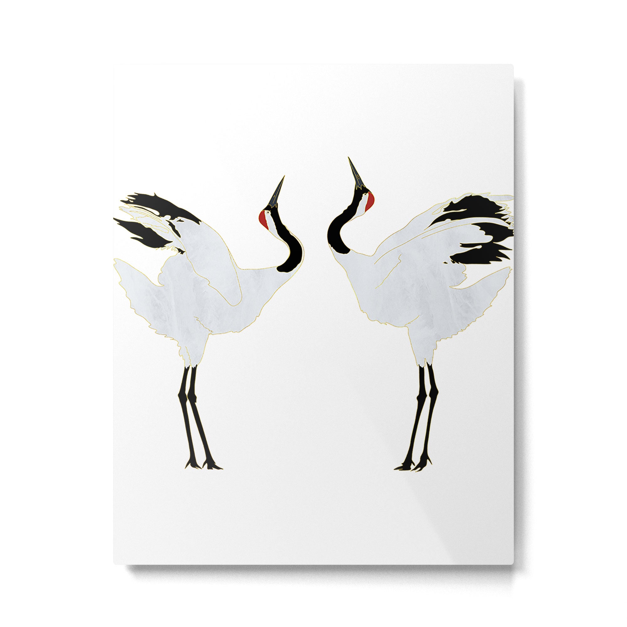 Cranes Dancing Metal Print Gallery Image 6