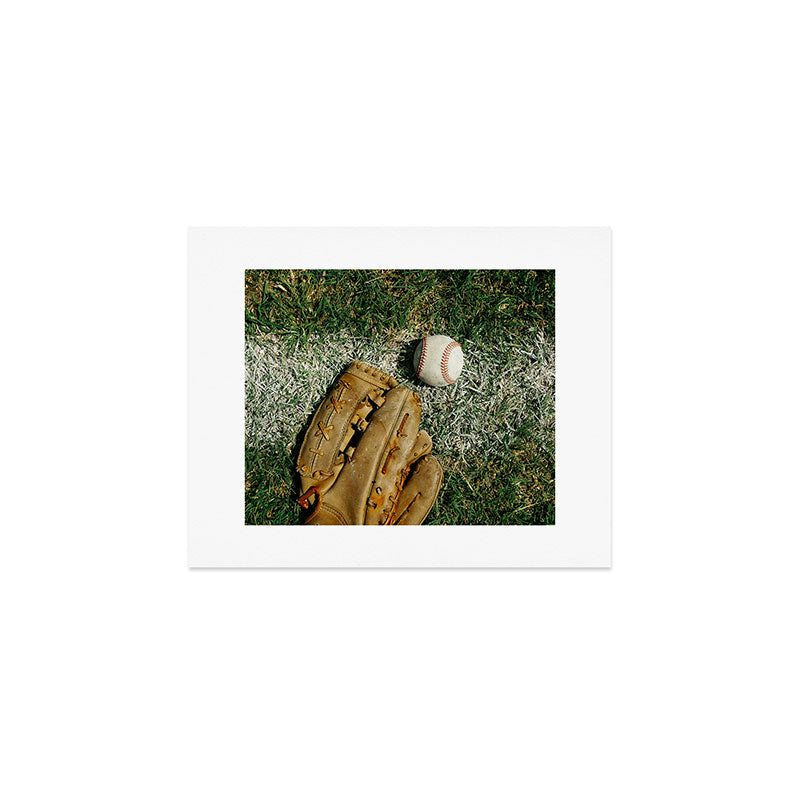 Baseball Season Equipment Art Print Gallery Image 1