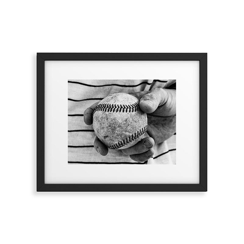 Grip on Vintage Baseball Framed Art Print Gallery Image 5