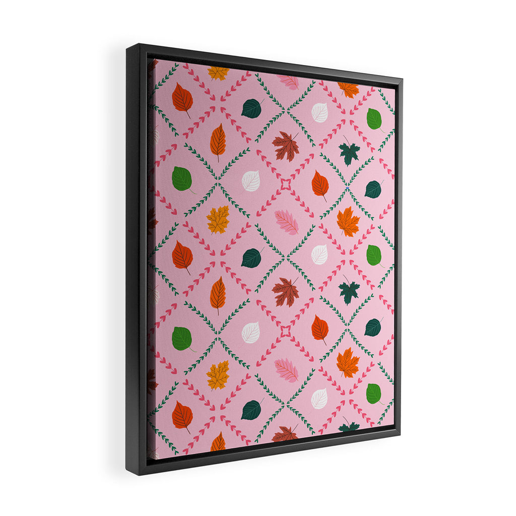 Autumn leaf color Framed Canvas Print Gallery Image 2