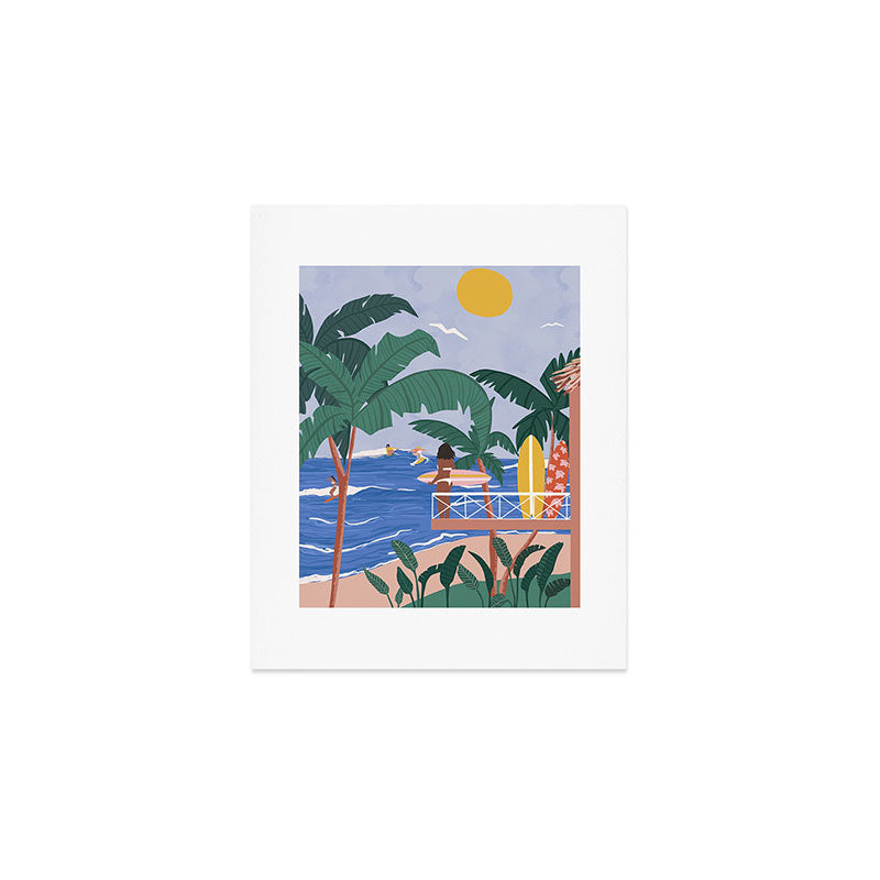 Beach House Art Print Gallery Image 1