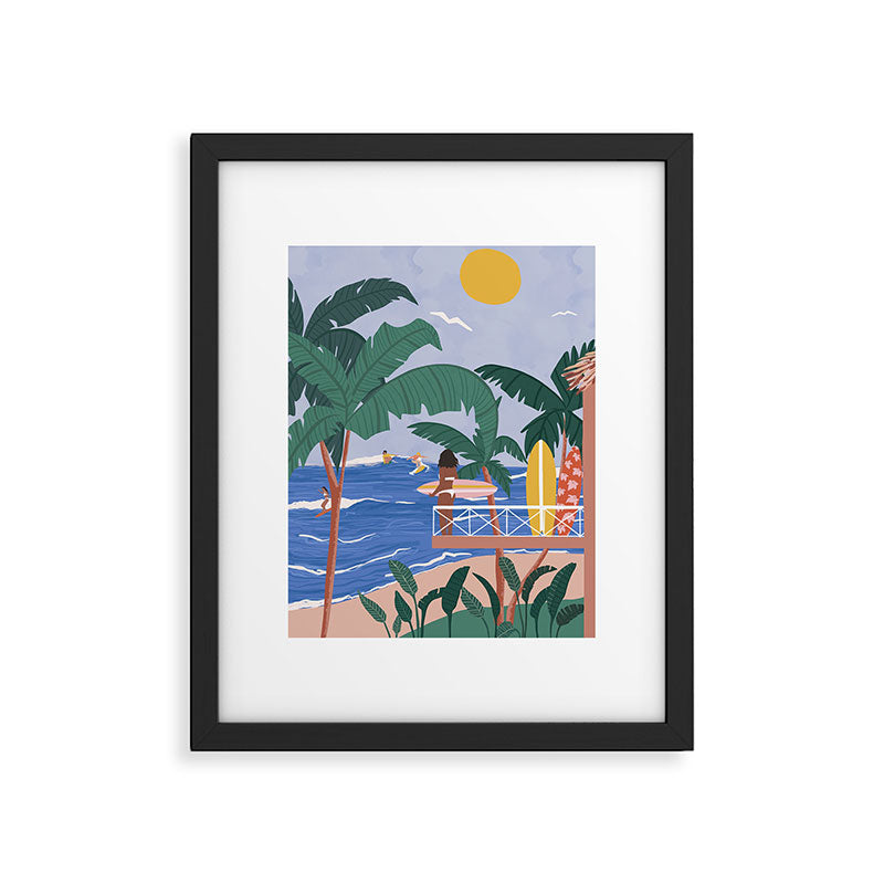 Beach House Framed Art Print Gallery Image 5