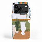 bohemian bathroom iPhone Case Gallery Image 1
