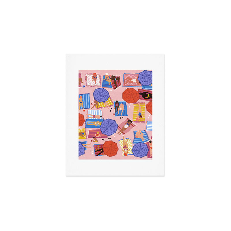 By the beach Art Print Gallery Image 1