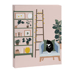 cat chilling out in the living room Canvas Print Gallery Image 6