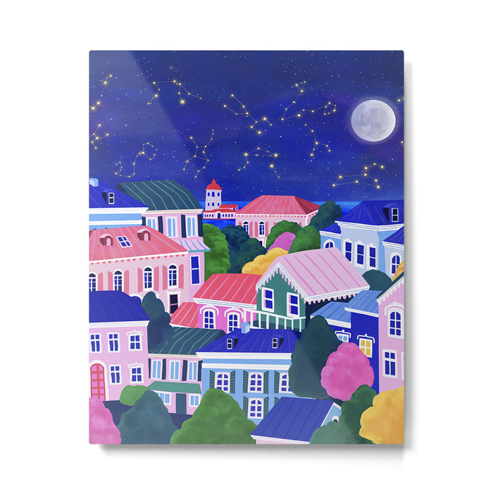 Celestial Village Metal Print Gallery Image 1