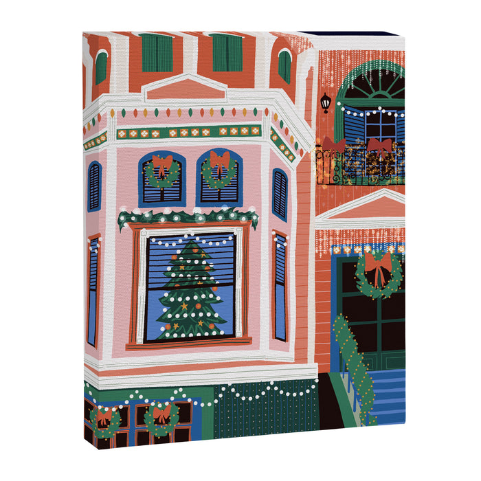 Christmas lights Canvas Print Gallery Image 1