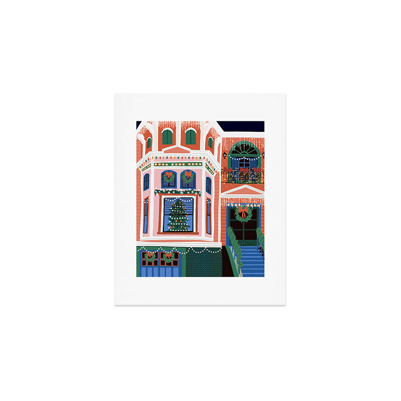 Christmas lights Art Print Gallery Image 1