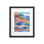 Colorful Ocean Animals Underwater Sea Life Framed Art Print Gallery Image 5