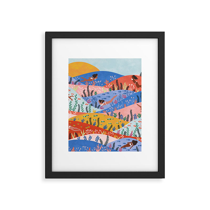 Colorful Ocean Dreamscape Framed Art Print Gallery Image 6