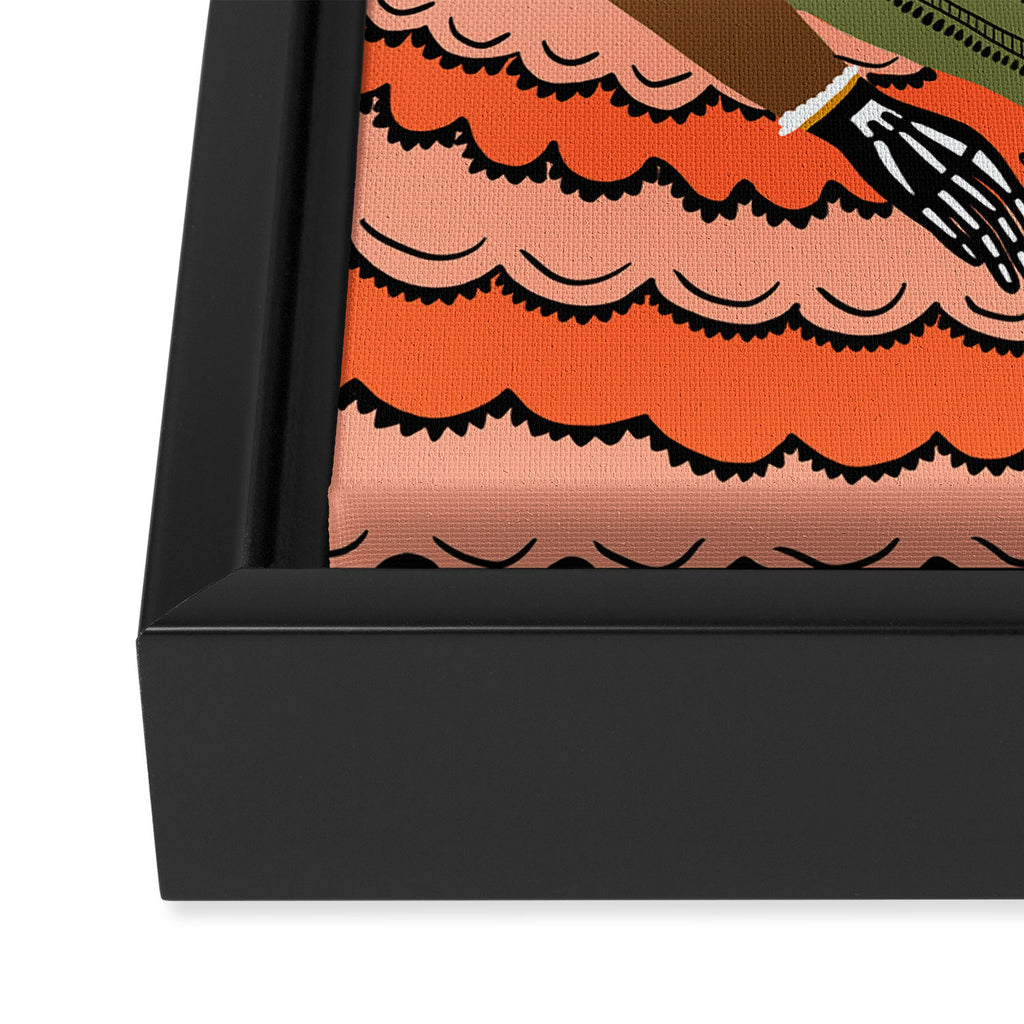 day of dead Framed Canvas Print Gallery Image 3