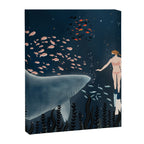 diving with sharks Canvas Print Gallery Image 6