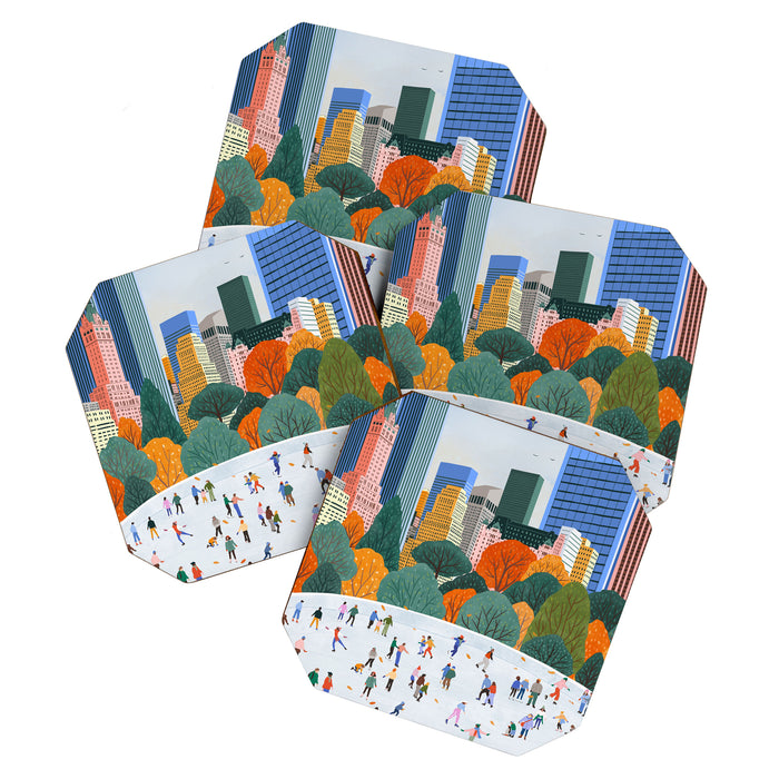 Fall in New York  Coaster Gallery Image 1