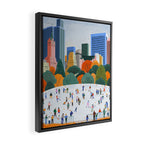 Fall in New York  Framed Canvas Print Gallery Image 2