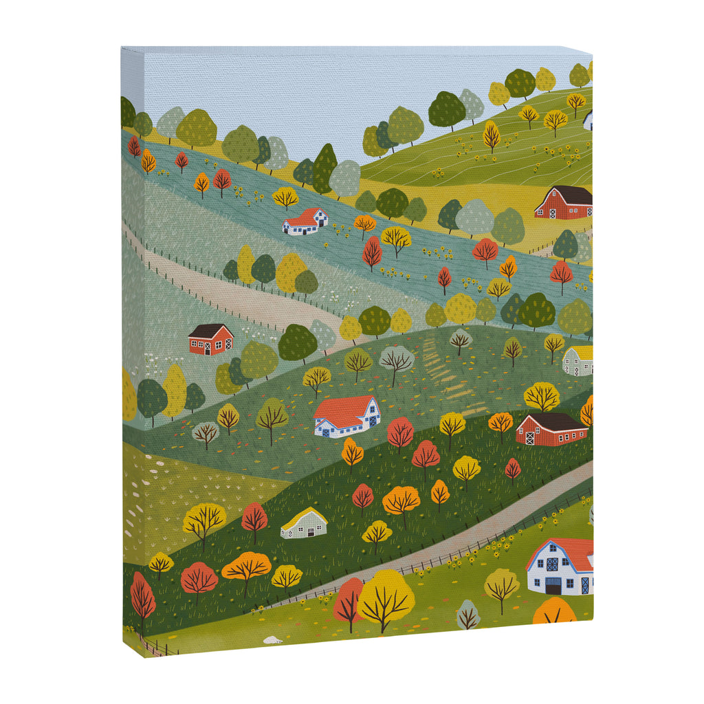 Fall villages Canvas Print Gallery Image 6