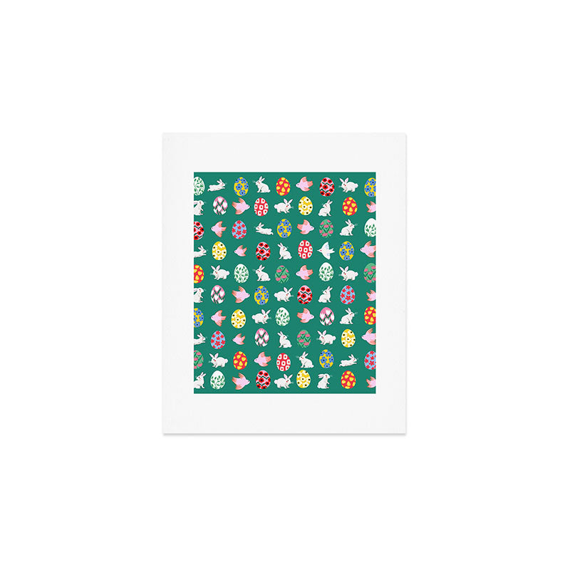 Floral Easter Garden Art Print Gallery Image 1