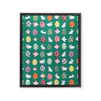 Floral Easter Garden Framed Canvas Print Gallery Image 8