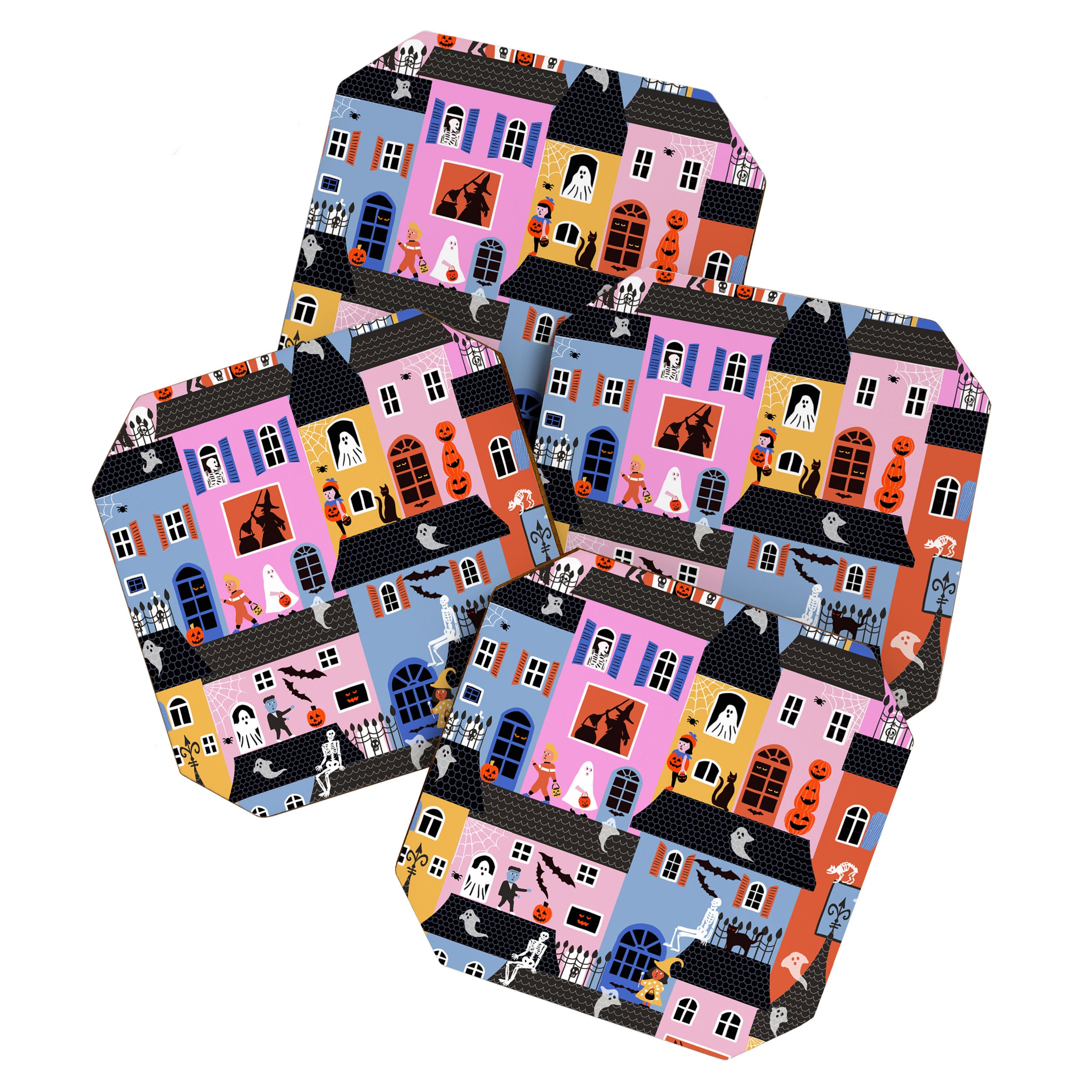 Halloween Houses Coaster Gallery Image 1