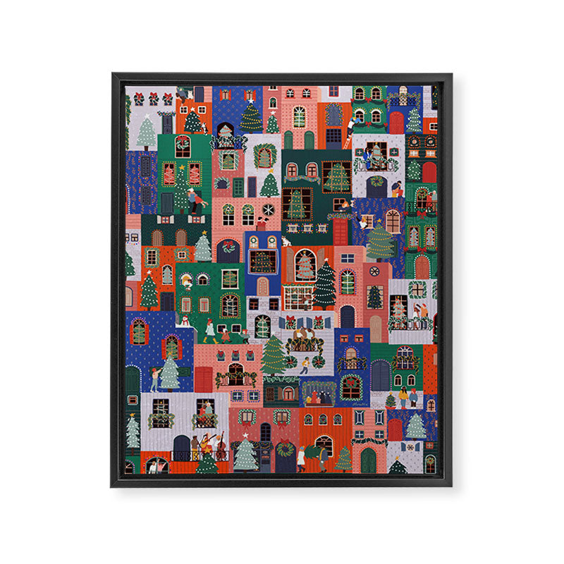 Happy Holidays Framed Canvas Print Gallery Image 6