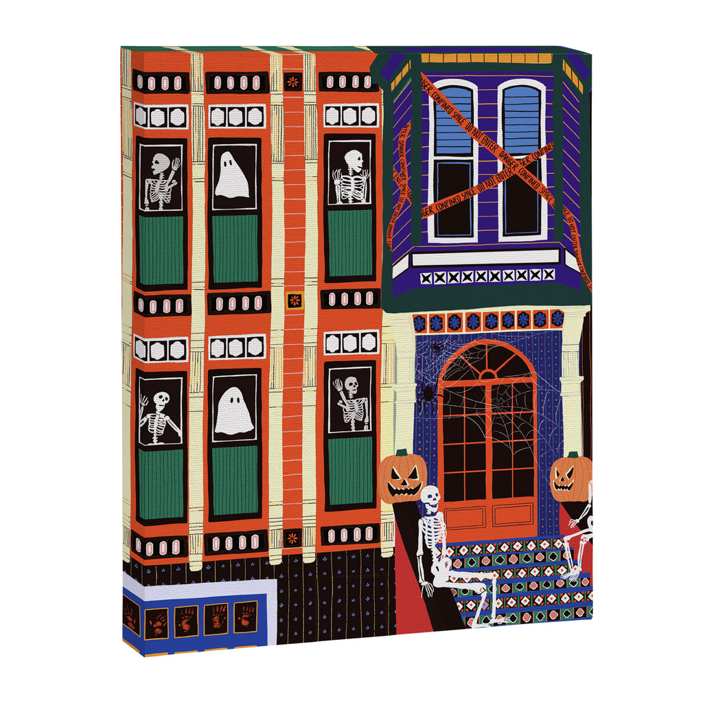 Haunted house - Halloween  Canvas Print Gallery Image 6