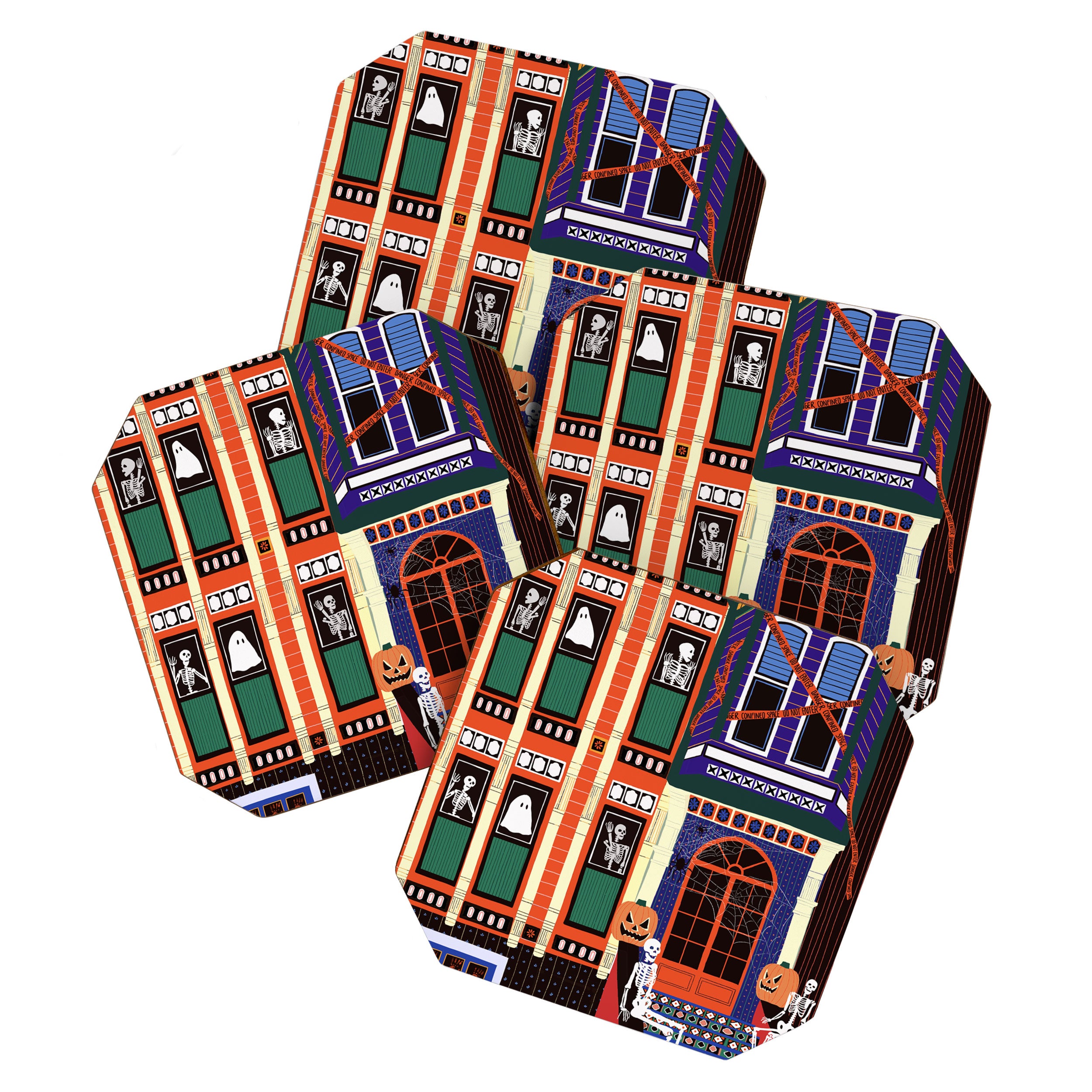 Haunted house - Halloween  Coaster Gallery Image 1