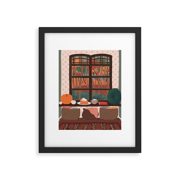 hello autumn I love you Framed Art Print Gallery Image 1