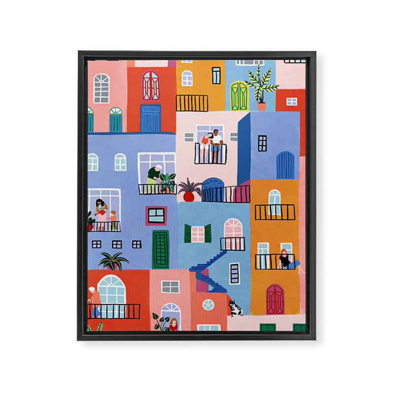 Home together -02 Framed Canvas Print Gallery Image 6