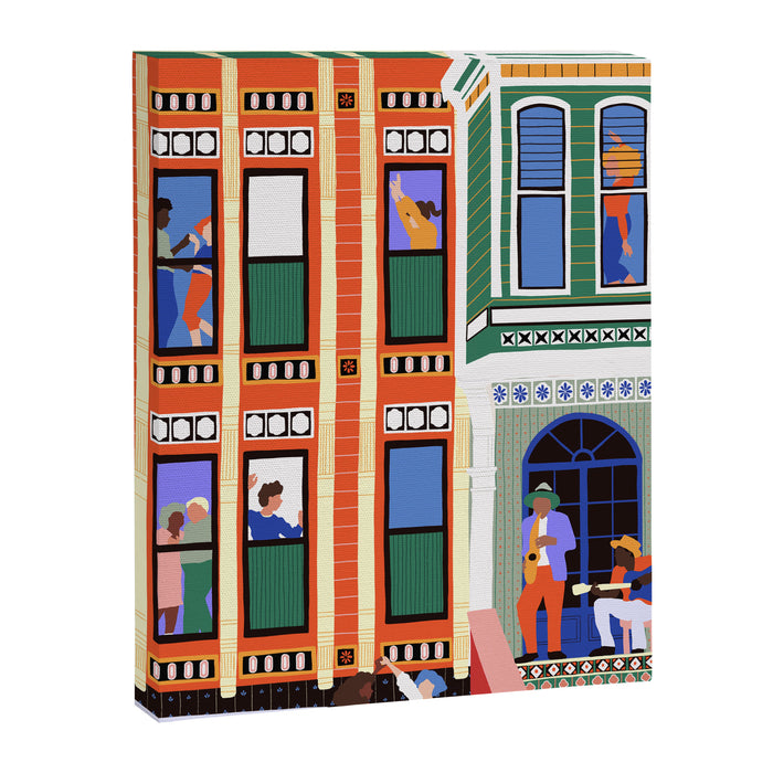 house of jazz  Canvas Print Gallery Image 1