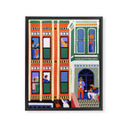 house of jazz  Framed Canvas Print Gallery Image 6
