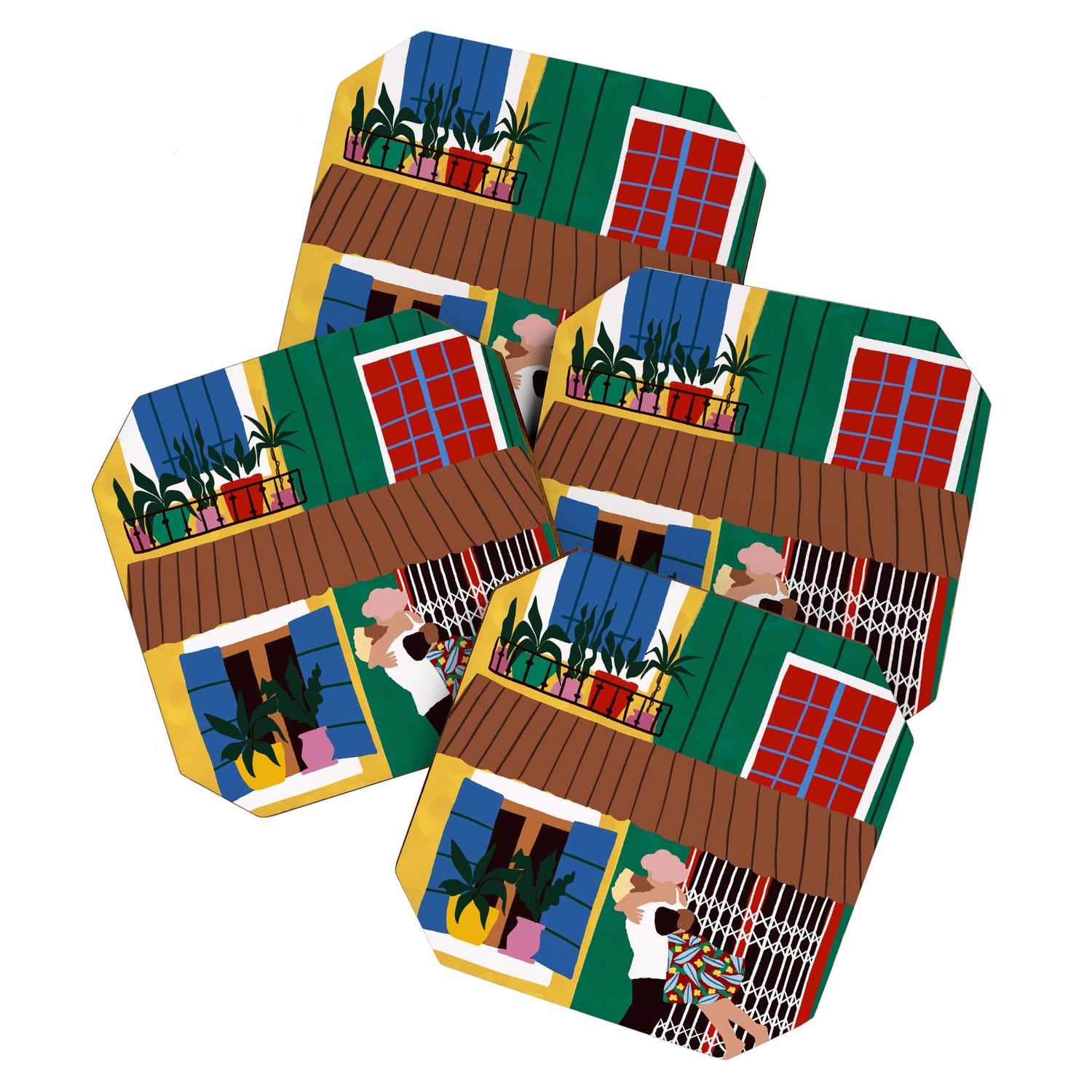 hug me, thrill me, kiss me Coaster Gallery Image 1
