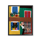 hug me, thrill me, kiss me Framed Canvas Print Gallery Image 6