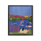 Lake Framed Canvas Print Gallery Image 6