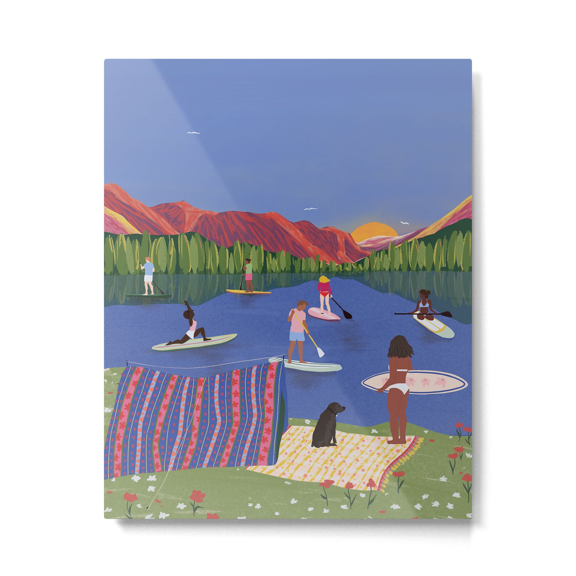 Lake Metal Print Gallery Image 4
