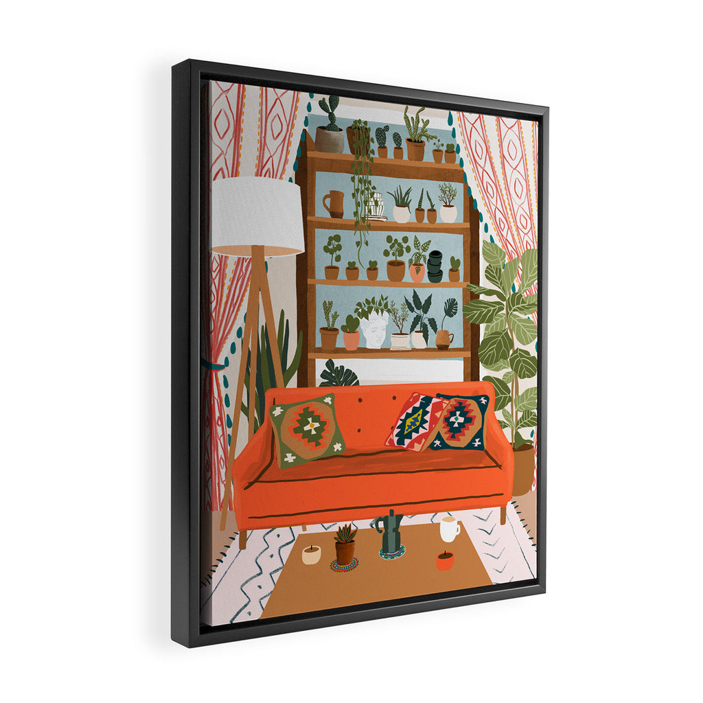 Let the sun shine on your plants Framed Canvas Print Gallery Image 2