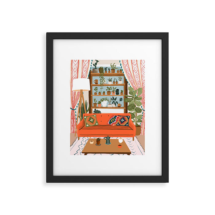 Let the sun shine on your plants Framed Art Print Gallery Image 1