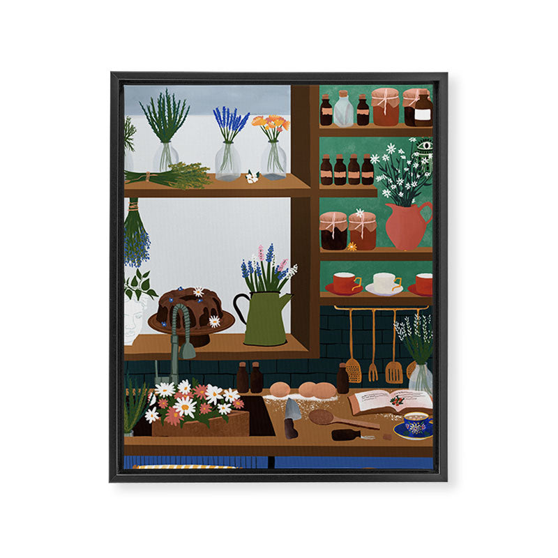 magic of herbs Framed Canvas Print Gallery Image 6