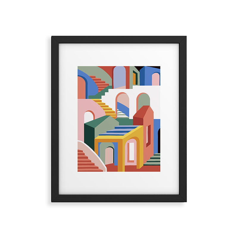 Maze Framed Art Print Gallery Image 5