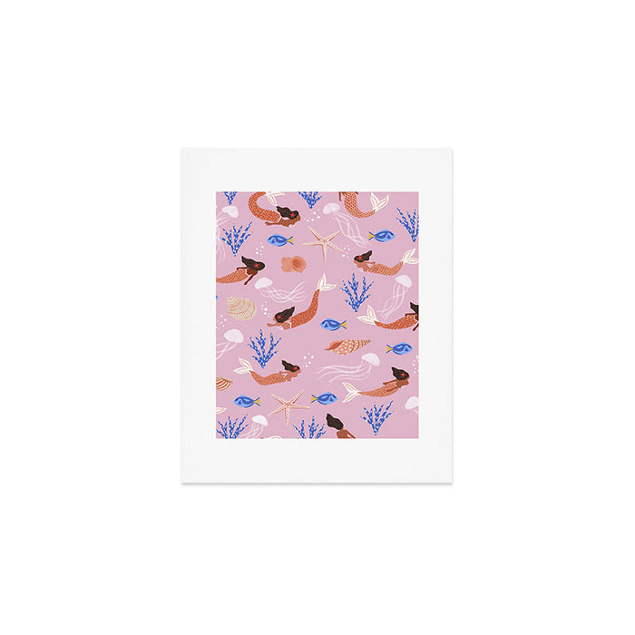 mermaids & Seashells Art Print Gallery Image 1