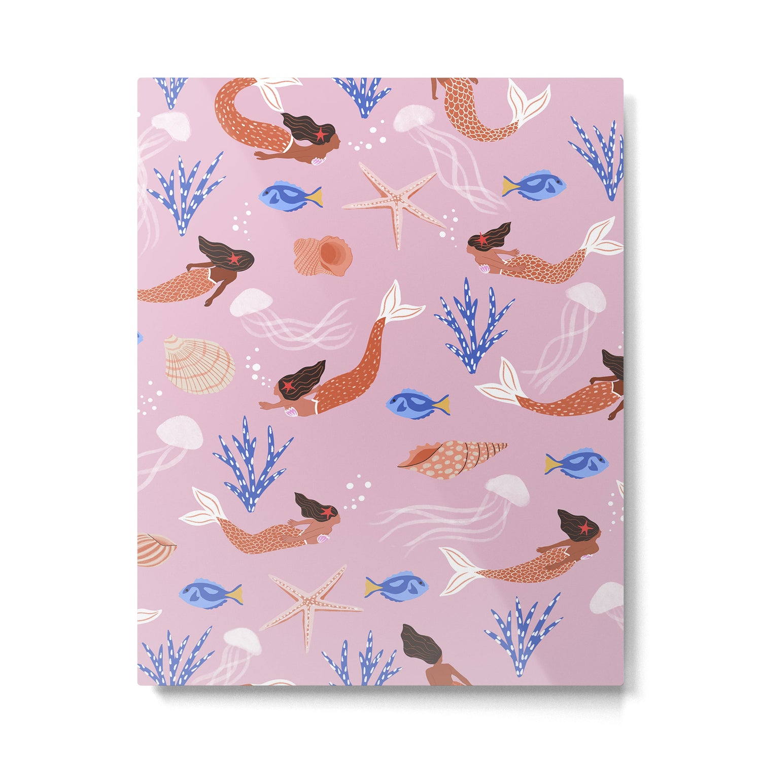 mermaids & Seashells Metal Print Gallery Image 6