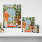 morning coffee Canvas Print Gallery Image 3