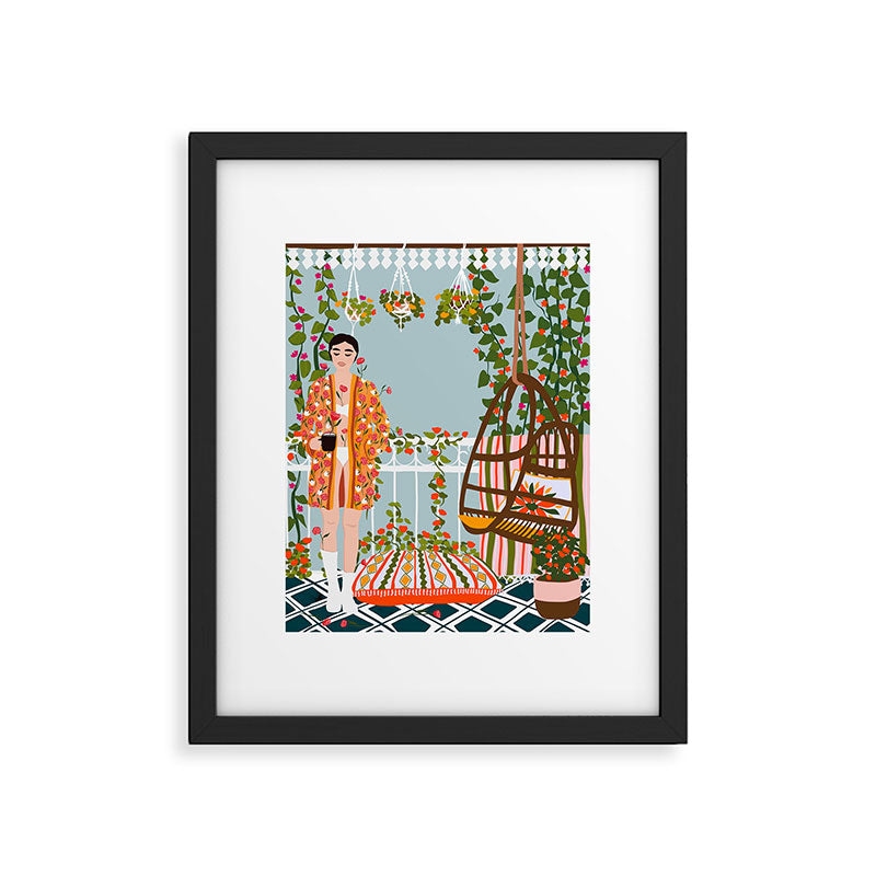 morning coffee Framed Art Print Gallery Image 4