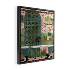Night bath Framed Canvas Print Gallery Image 2