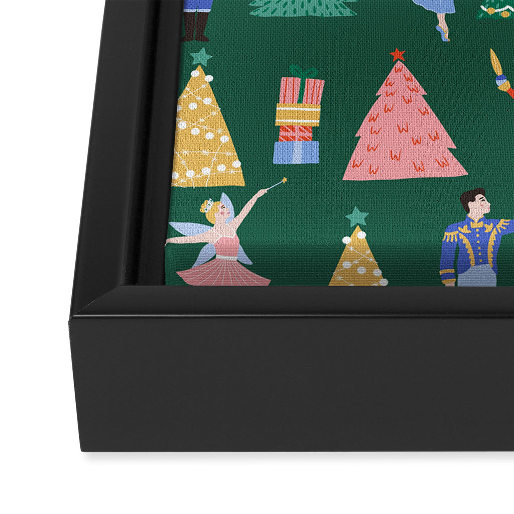 Nutcracker Pattern Framed Canvas Print Gallery Image 3