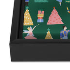 Nutcracker Pattern Framed Canvas Print Gallery Image 3