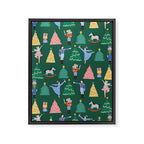 Nutcracker Pattern Framed Canvas Print Gallery Image 6