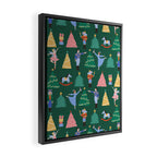 Nutcracker Pattern Framed Canvas Print Gallery Image 2