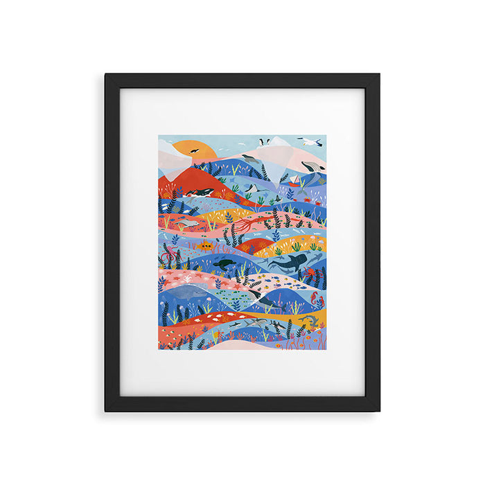 oceans Framed Art Print Gallery Image 1