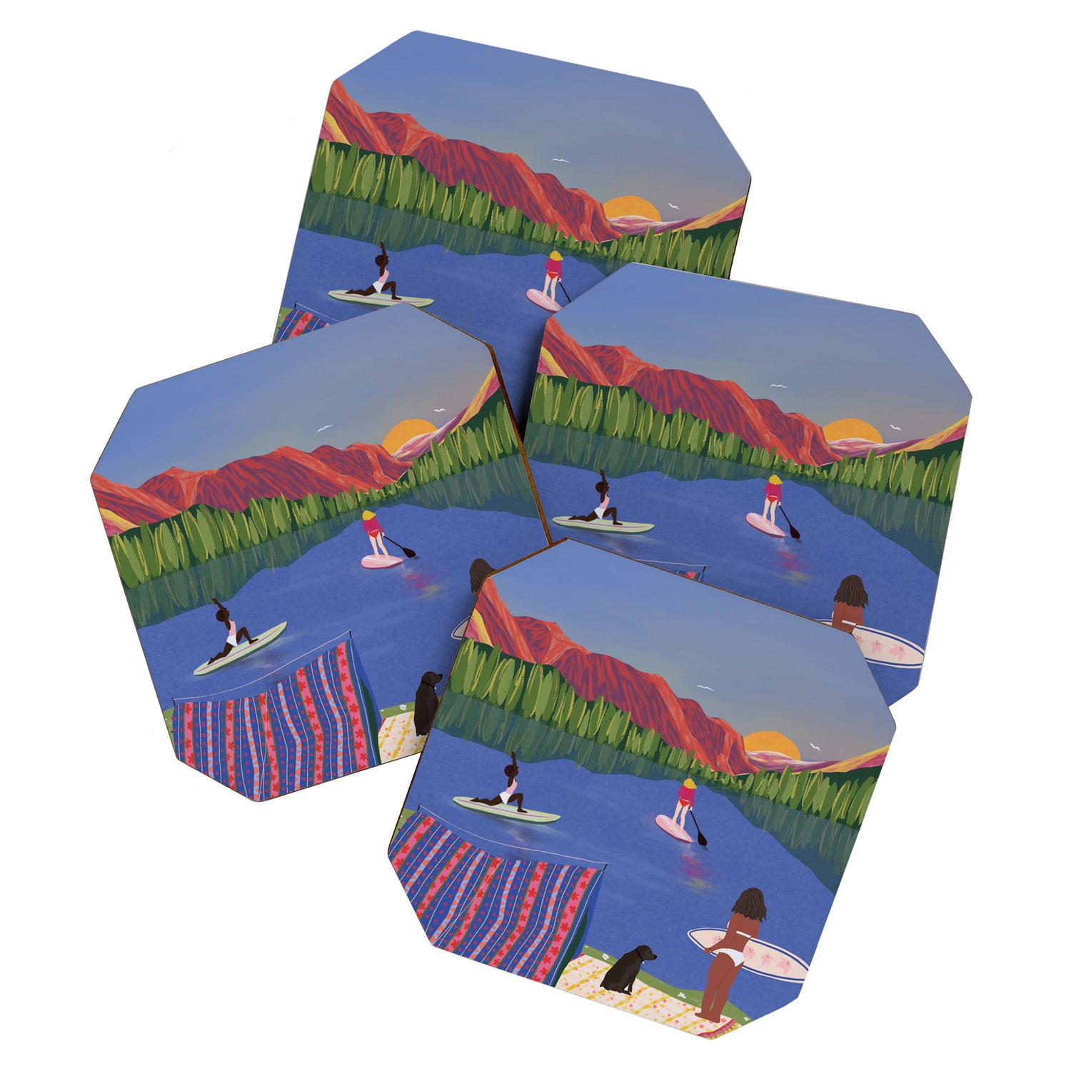 Paddle Boarding Coaster Gallery Image 1