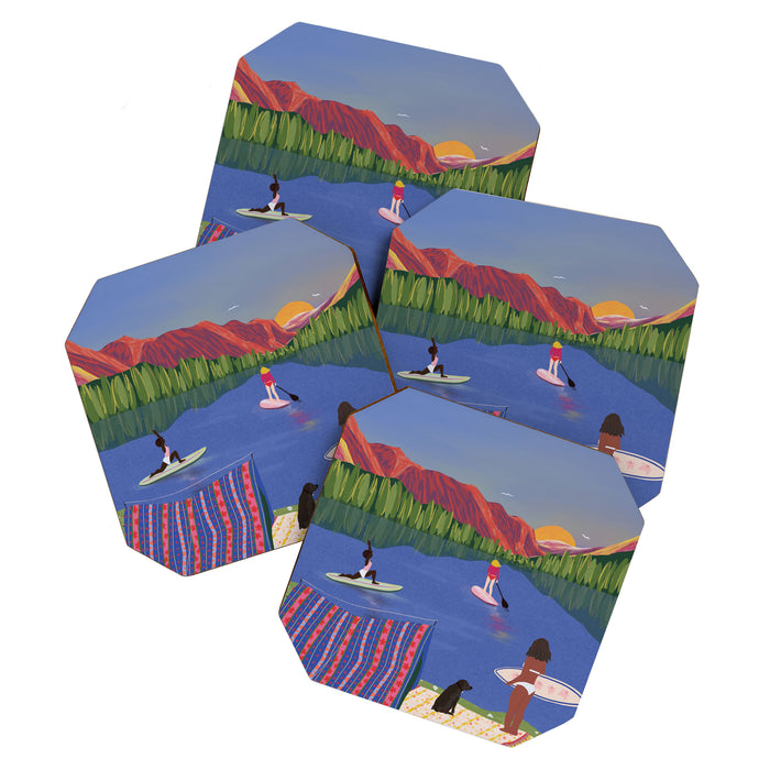 Paddle Boarding Coaster Gallery Image 1