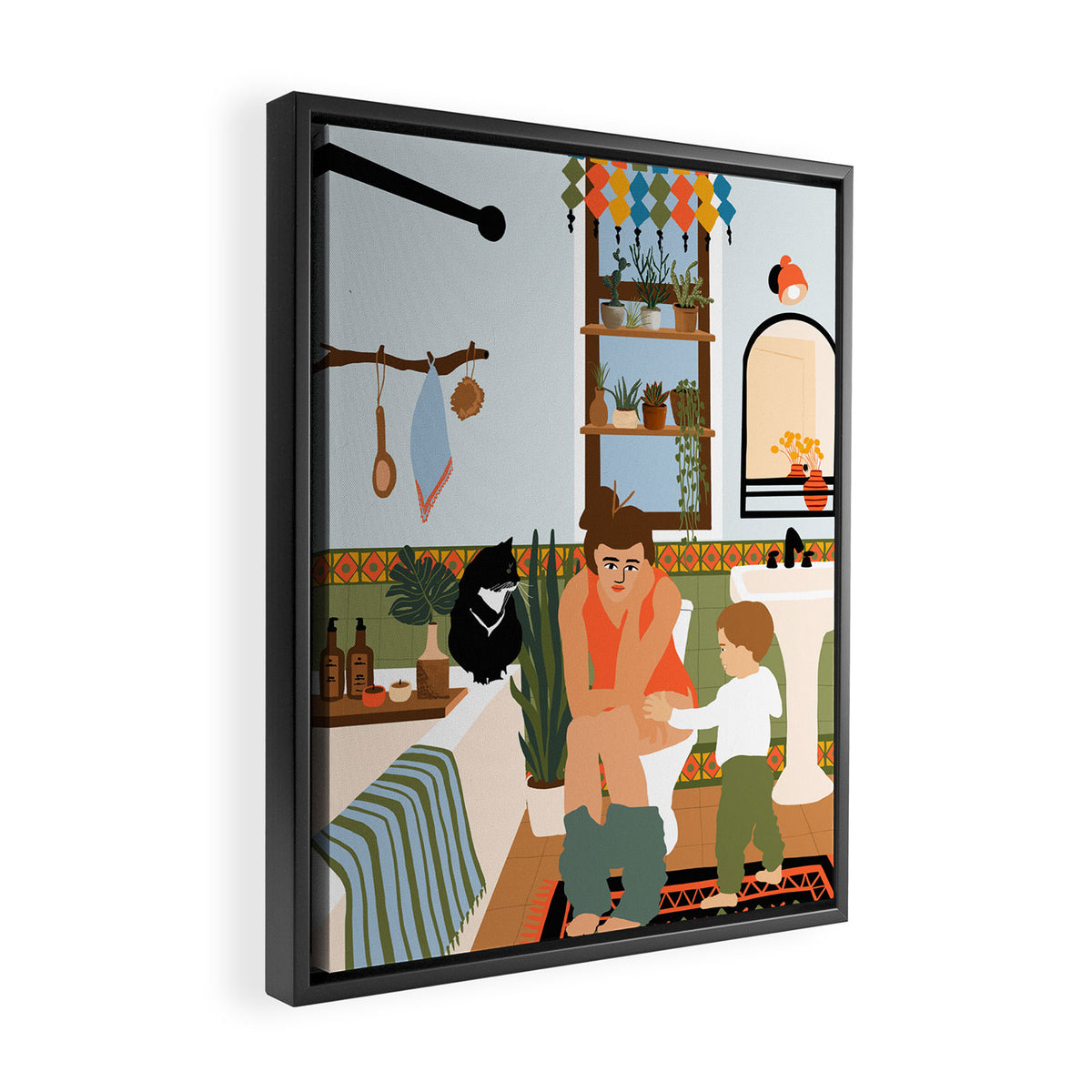 Personal boundaries Framed Canvas Print Gallery Image 2